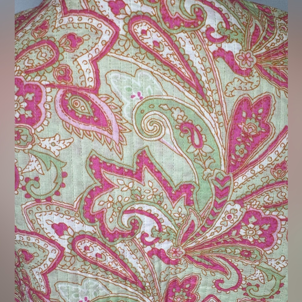 Nomadic Traders Quilted Jacket Reversible Pink Gr… - image 8